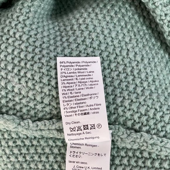 J Crew Zigzag Fair Isle Sweater Women S Alpaca Wool Crew neck‎ Pullover Au219 - Picture 8 of 10